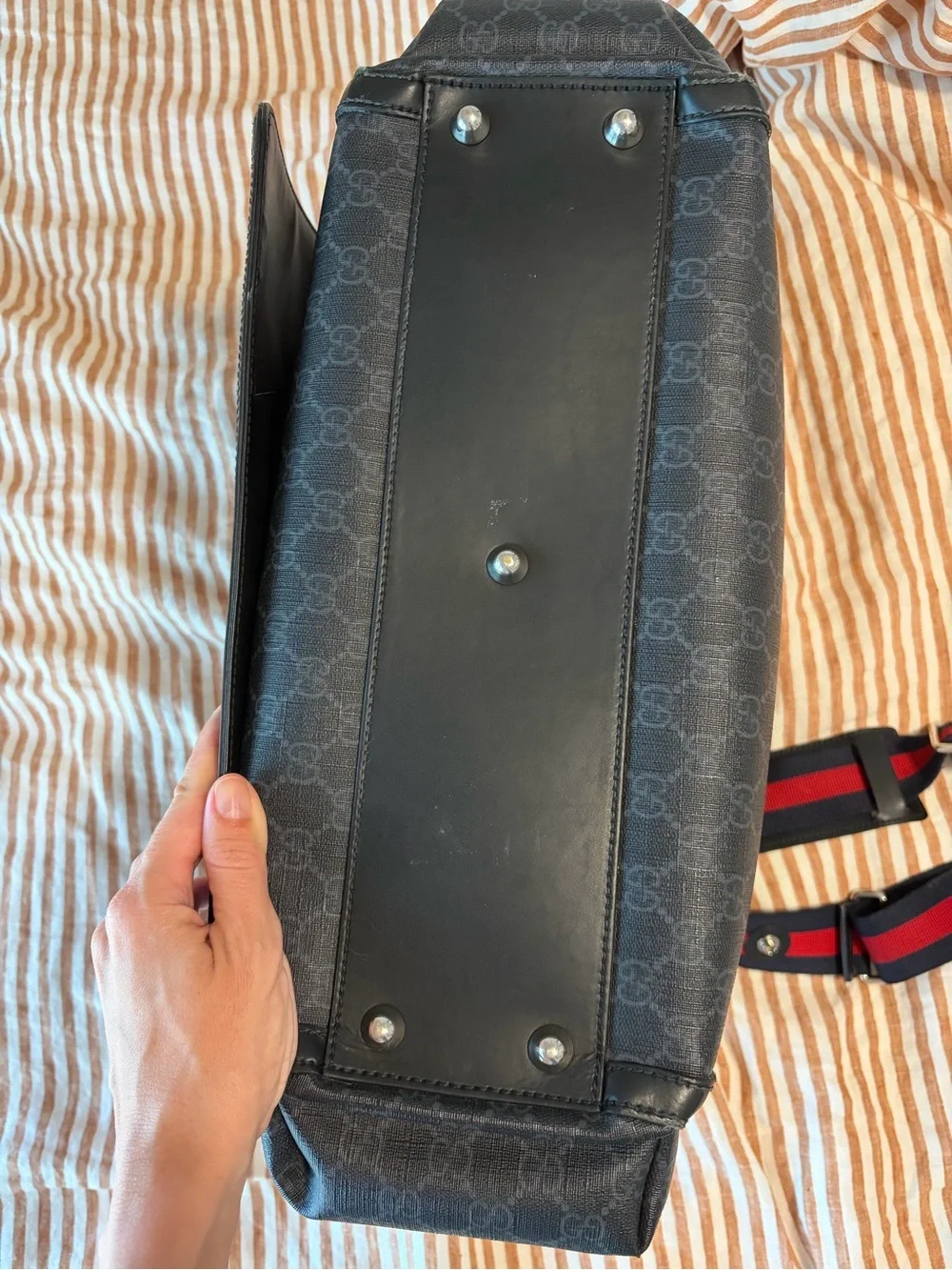 Gucci GG Supreme Diaper Bag
